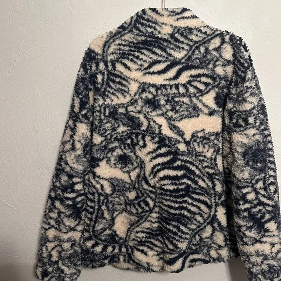 Damson Madder Ingrid Borg Bow Fleece Teddy Jacket - Picture 8 of 8